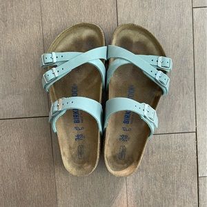 Birkenstock Franca Size 36 Robins Egg Blue